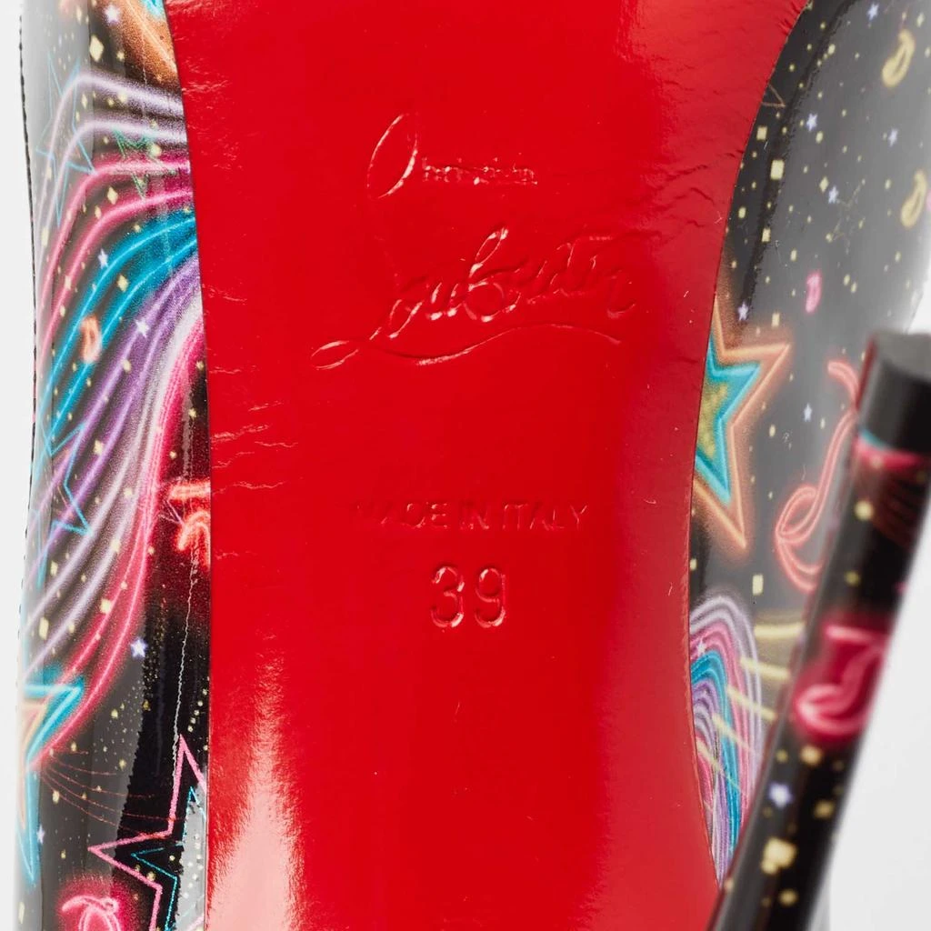 Christian Louboutin Christian Louboutin Multicolor Printed Patent Leather Hot Chick Pumps Size 39 8