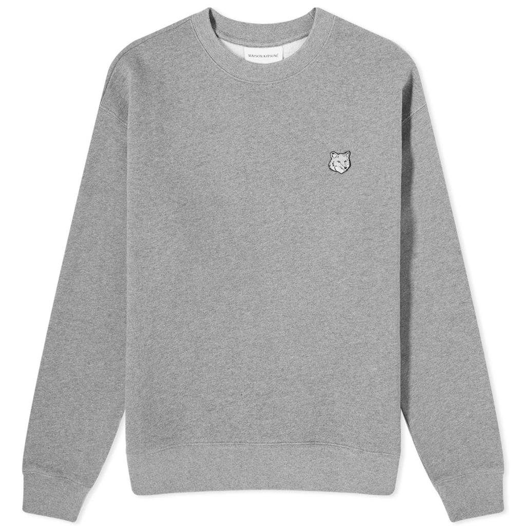 Maison kitsuné fox head patch crew sweat best sale