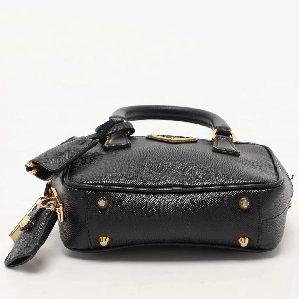 Prada Prada Black Saffiano Lux Leather Mini Crossbody Bag 8