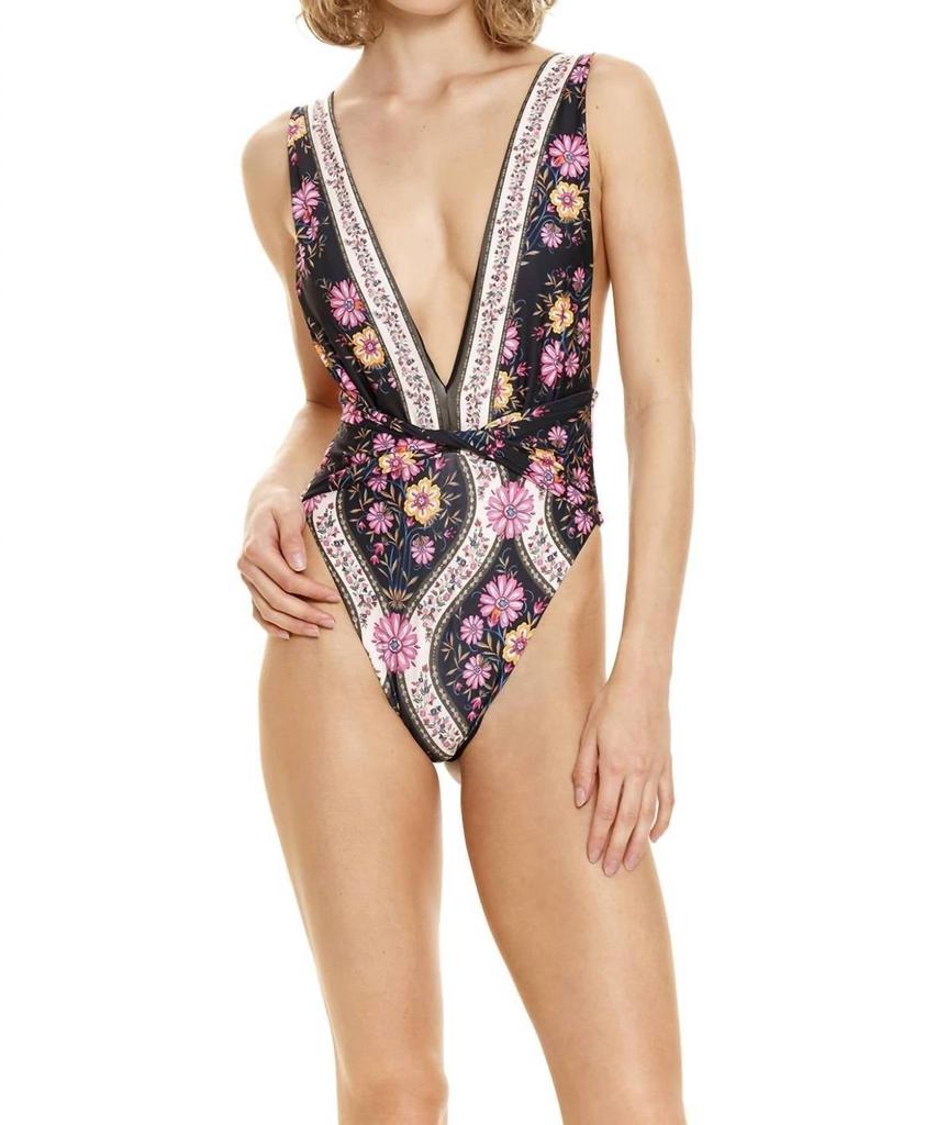 Agua Bendita Ellis One Peice Bikini In Aguja