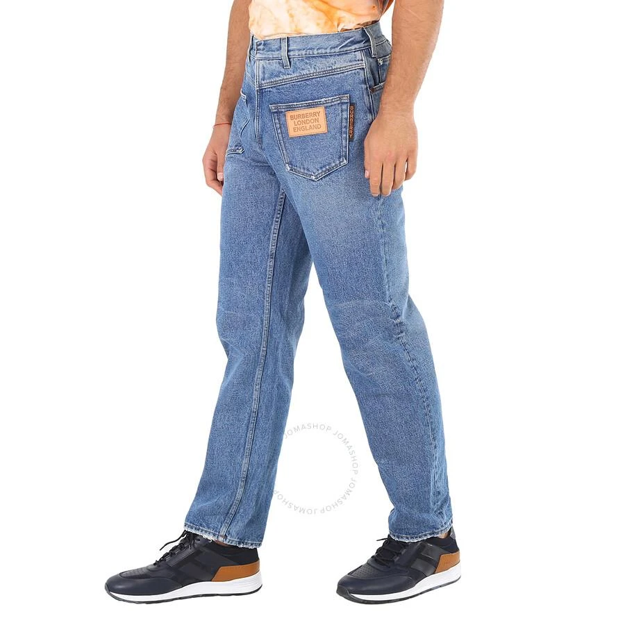 Burberry Men's Vintage Blue  Relaxfit Reconstructed Washed Denim Jeans 2