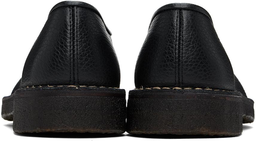 LEMAIRE Black Piped Slippers