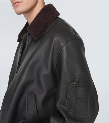 Loewe Leather bomber jacket 5