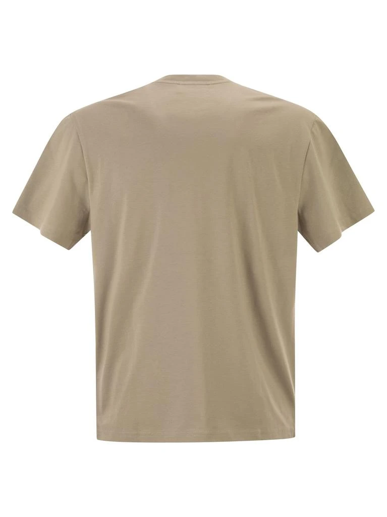 hogan Contrasting Logo Print Cotton Jersey T-Shirt 2