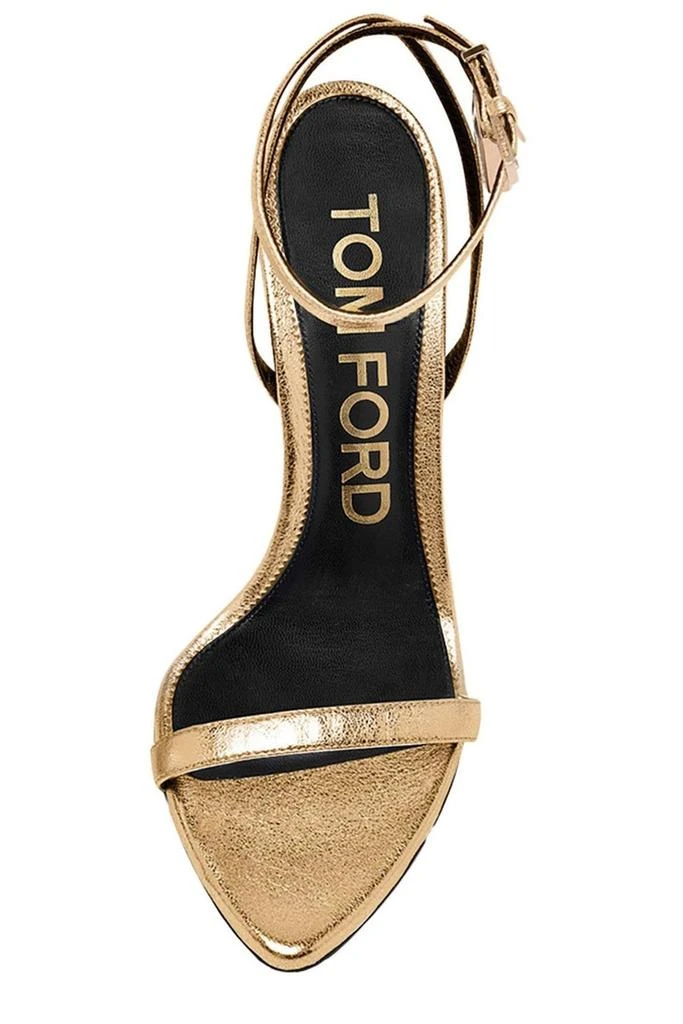 Tom Ford Tom Ford Laminated Padlock Pointy Sandals 4