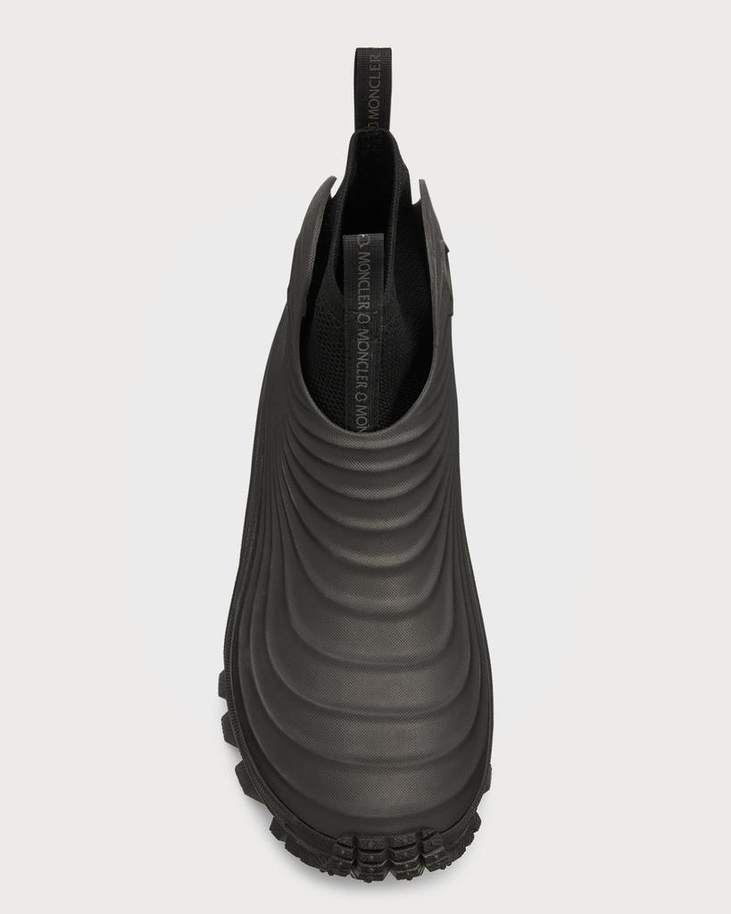 Moncler Men's Acqua High Ribbed Rain Boots - Shoes - Free