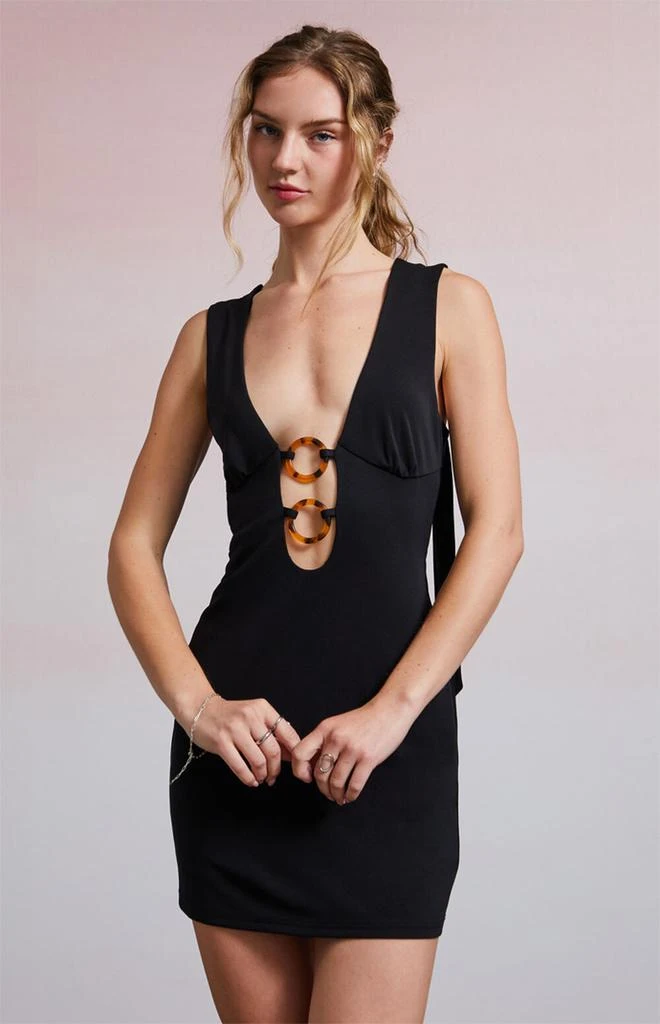 KENDALL & KYLIE Maya Tie Strap Mini Dress 2