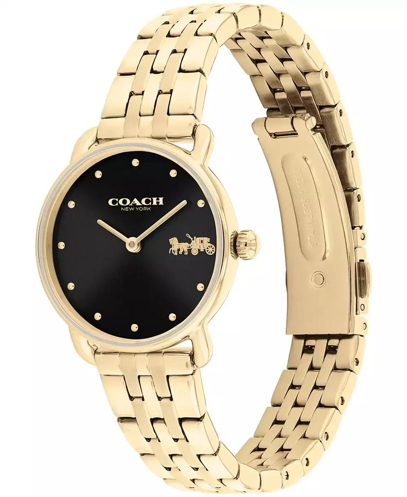 COACH Women's Elliot Gold-Tone Stainless Steel Bracelet Watch 28mm 2