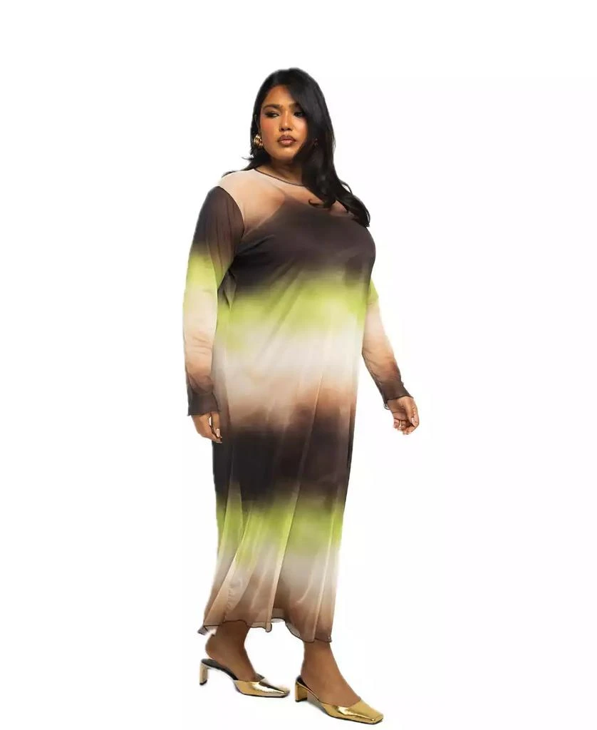 Women's Flowy Ombre Print Midi Dress  On Sale Now with Up to 25% Off |  Discover Exclusive Deals & Savings at BeyondStyle  Authentic FASHION-SZN CURVE  dress|women's fashion|dresses with Limited-Time Discounts,
