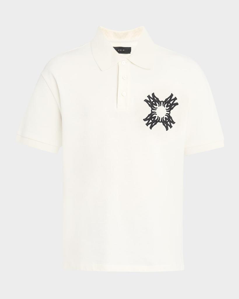 AMIRI Men's Embroidered MA Quad Polo Shirt