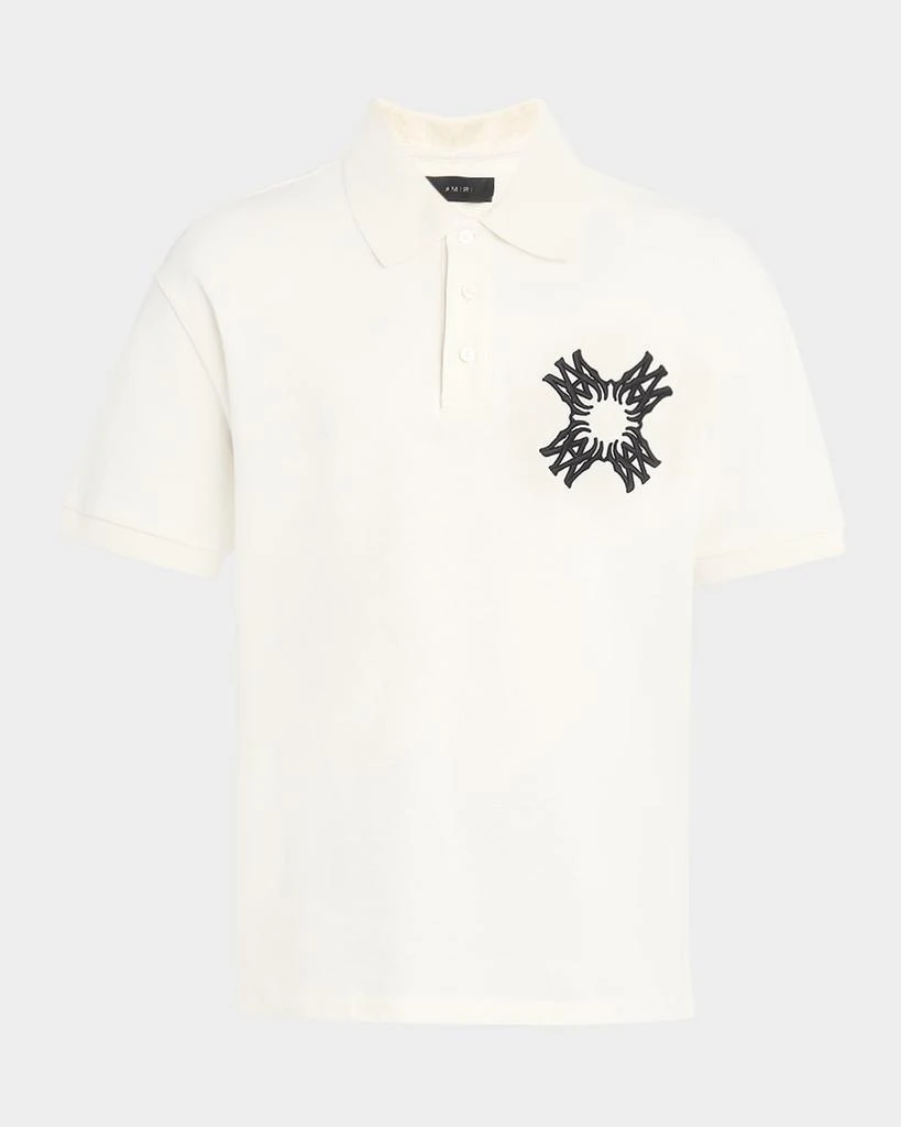 Amiri Men's Embroidered MA Quad Polo Shirt 1