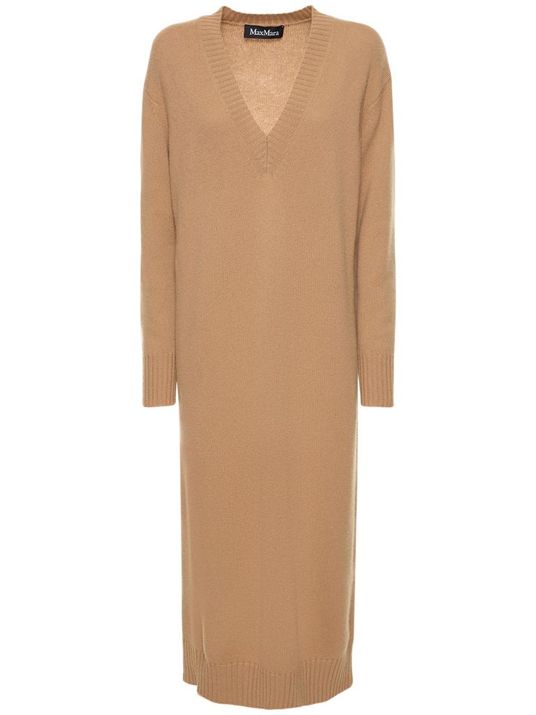 MAX MARA Lvr Exclusive Wool Knit Midi Dress