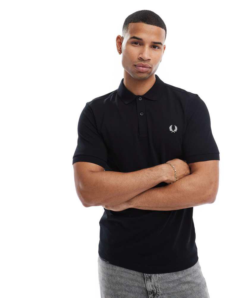 Fred Perry Fred Perry polo shirt in black