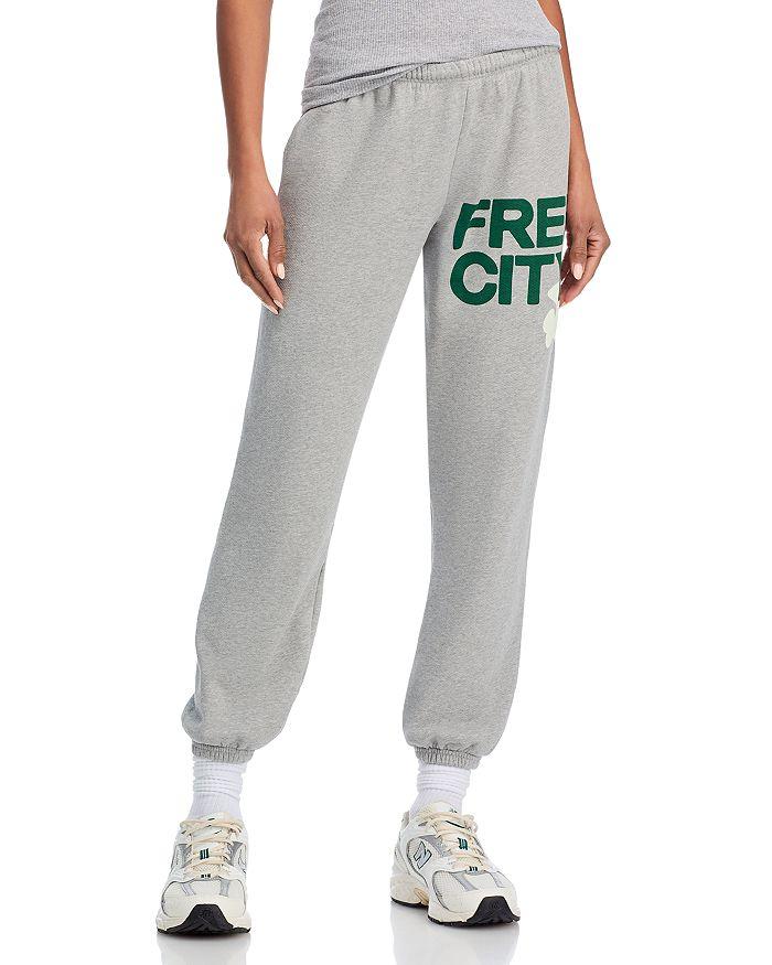 FREECITY Heathered Logo Sweatpants