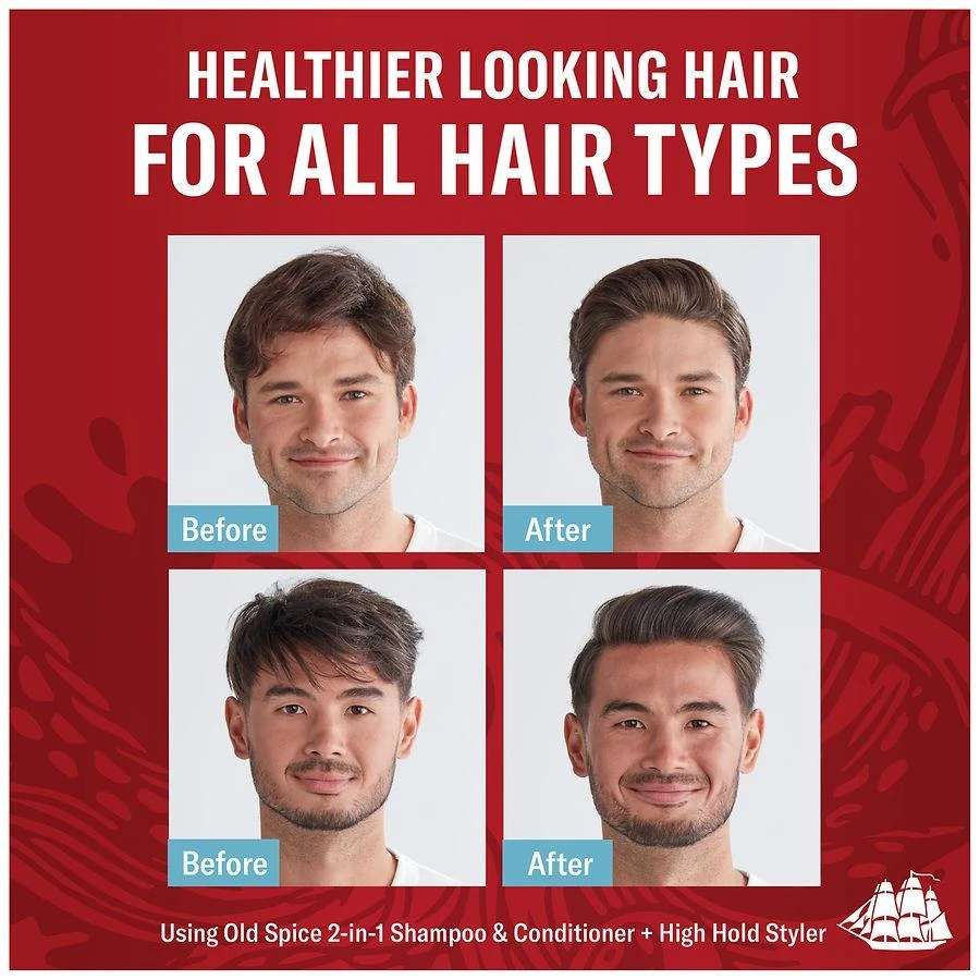 Old Spice 2 in 1 Shampoo and Conditioner for Men Sea, Citrus, and Fresh Herbs 4