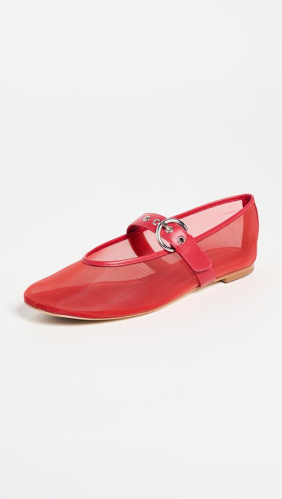 Reformation Exclusive Bethany Mesh Ballet Flats