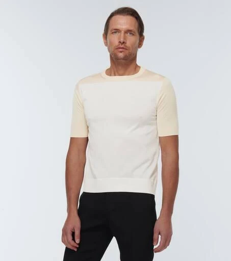 Jil Sander Oversized silk T-shirt 3