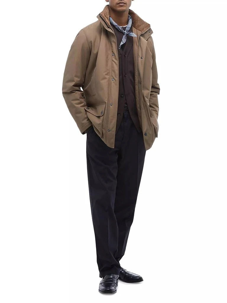 Barbour Border Showerproof Waxed Jacket 2