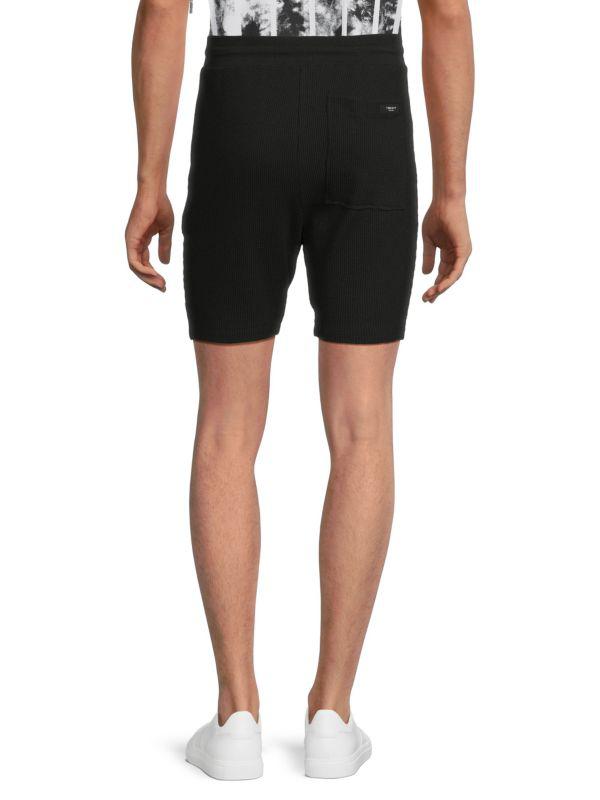 TWENTY MONTREAL Waffle Knit Flat Front Shorts