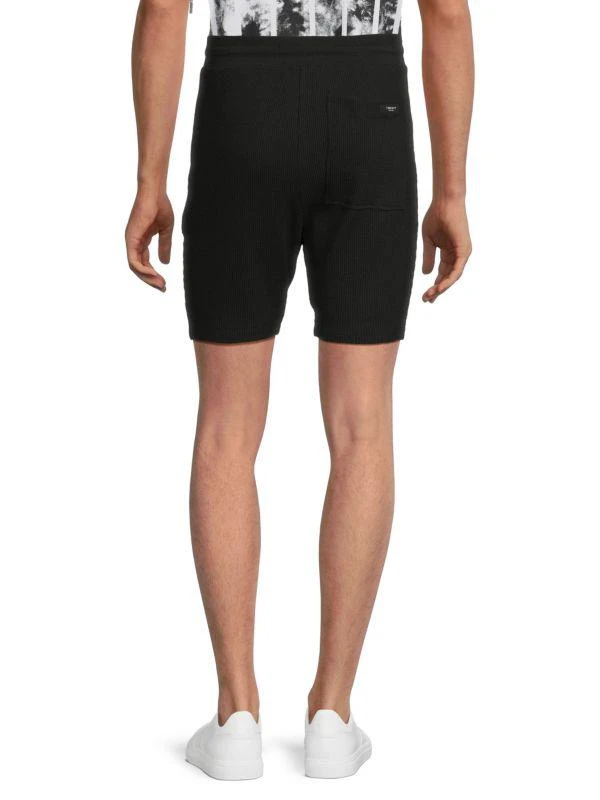 TWENTY MONTREAL Waffle Knit Flat Front Shorts 2