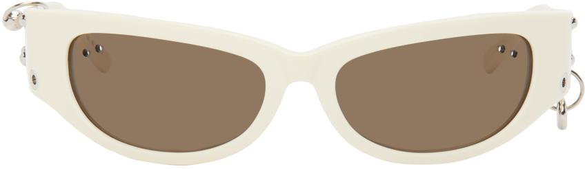 Justine Clenquet Off-White Clara Sunglasses - Accessories