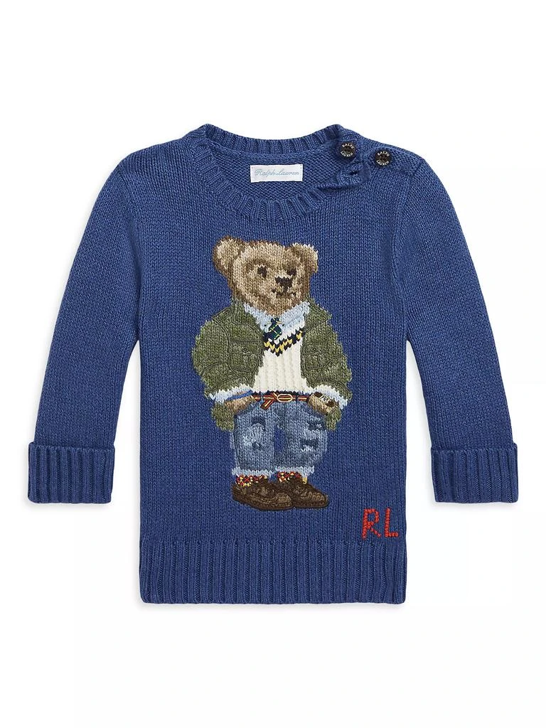 Ralph Lauren Baby Boy's Knit Polo Bear Sweater 1