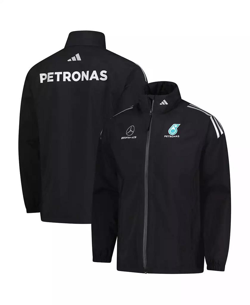 Adidas Men
s Black Mercedes-AMG Petronas F1 Team Wear Mechanics Full-Zip Jacket