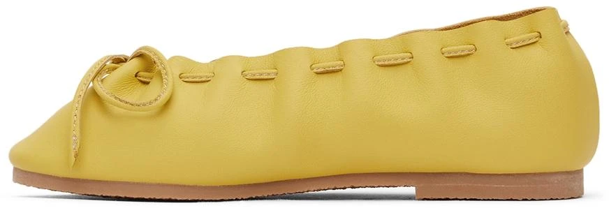 Misha 
Puff Kids Yellow Ballet Moccasin Flats 3