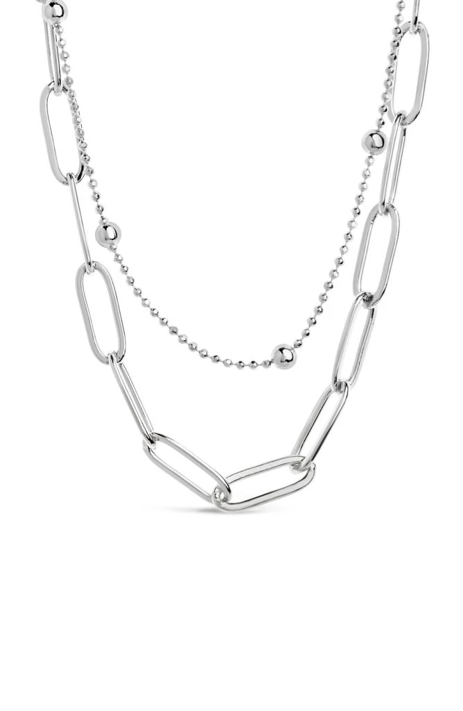 Sterling Forever Leah Layered Chain Necklace 2