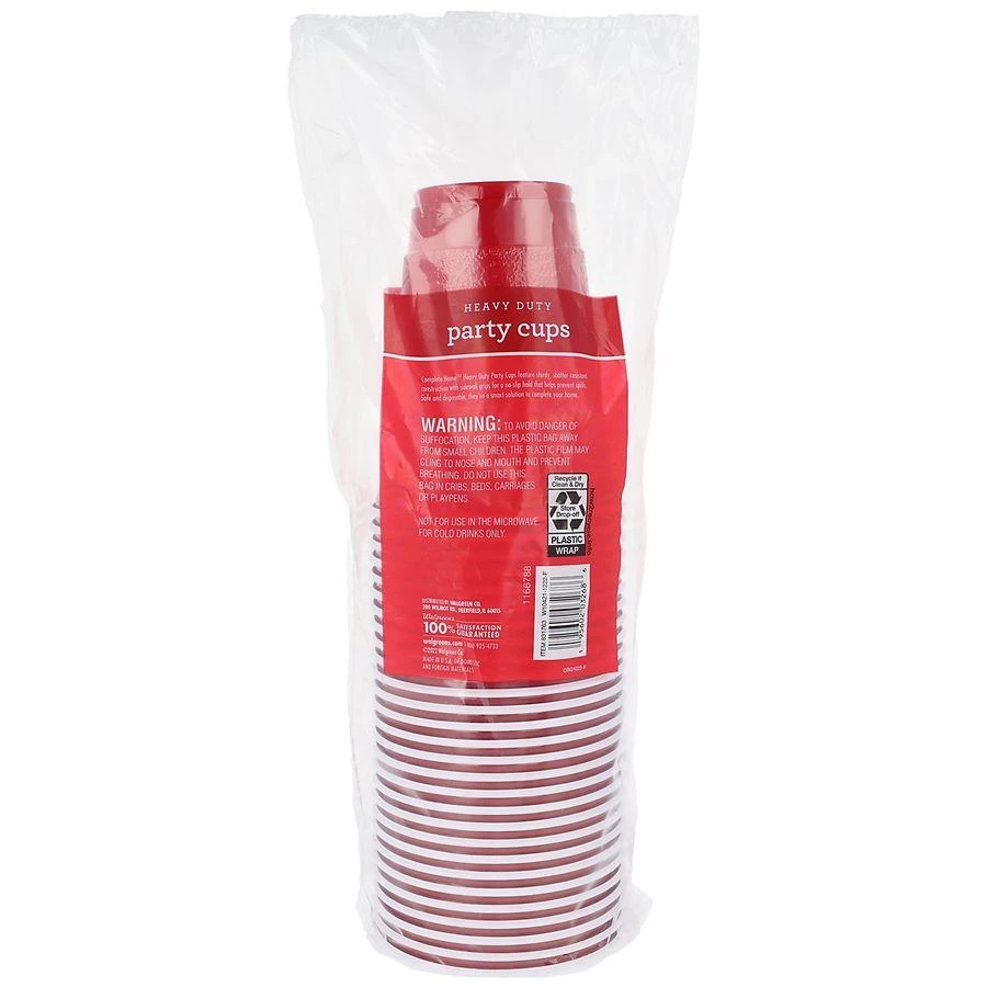 Walgreens Heavy Duty Party Cups 18 fl oz, Red 2