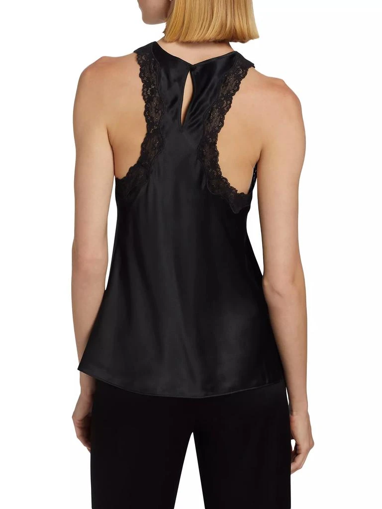 CAMI NYC Ronan Silk Lace Racerback Tank 5