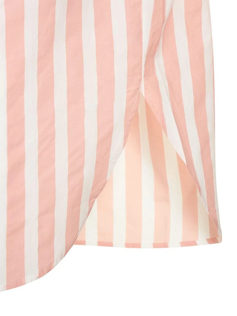 The Frankie Shop Lui Wide Striped Cotton Shirt 7