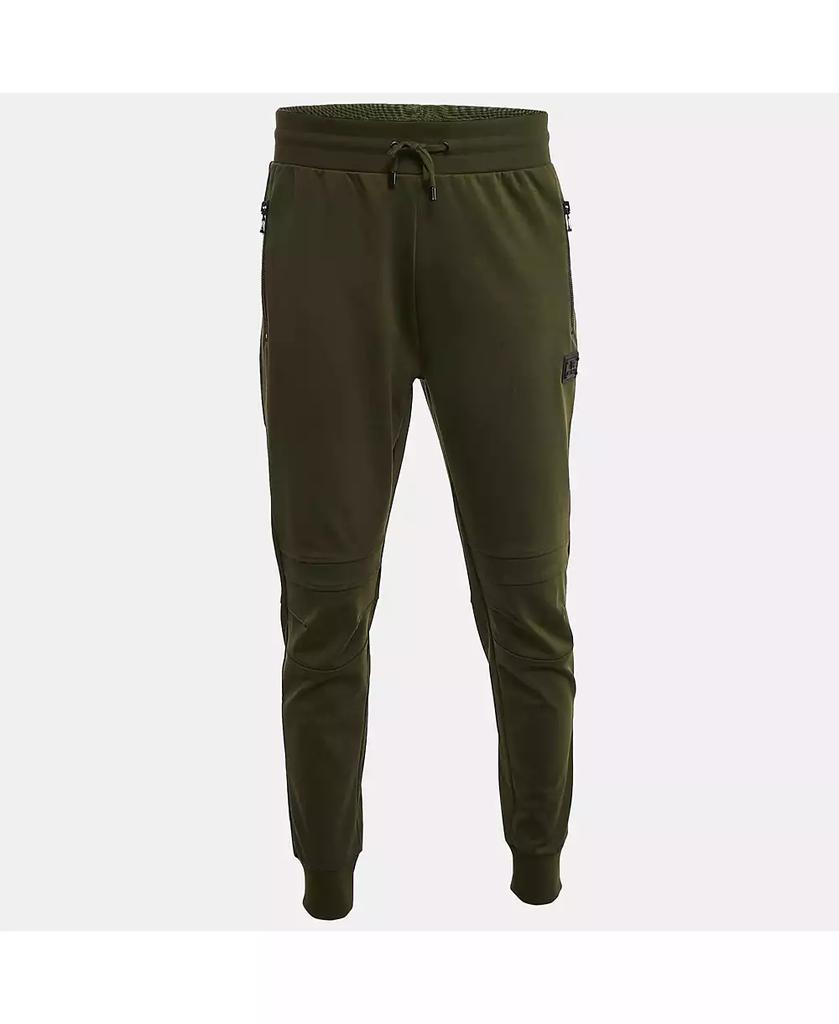 Pre-Owned Balmain Men's Green Jersey Pintuck Detail Track Pants