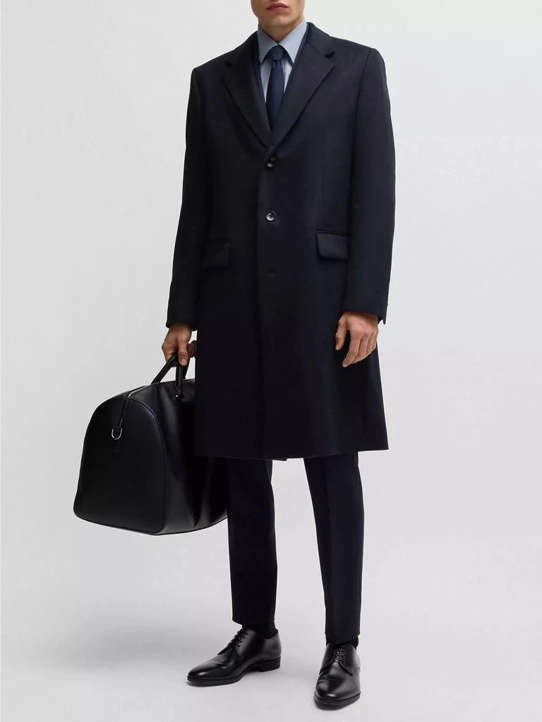 Hugo Boss Slim-Fit Coat in Cashmere 6