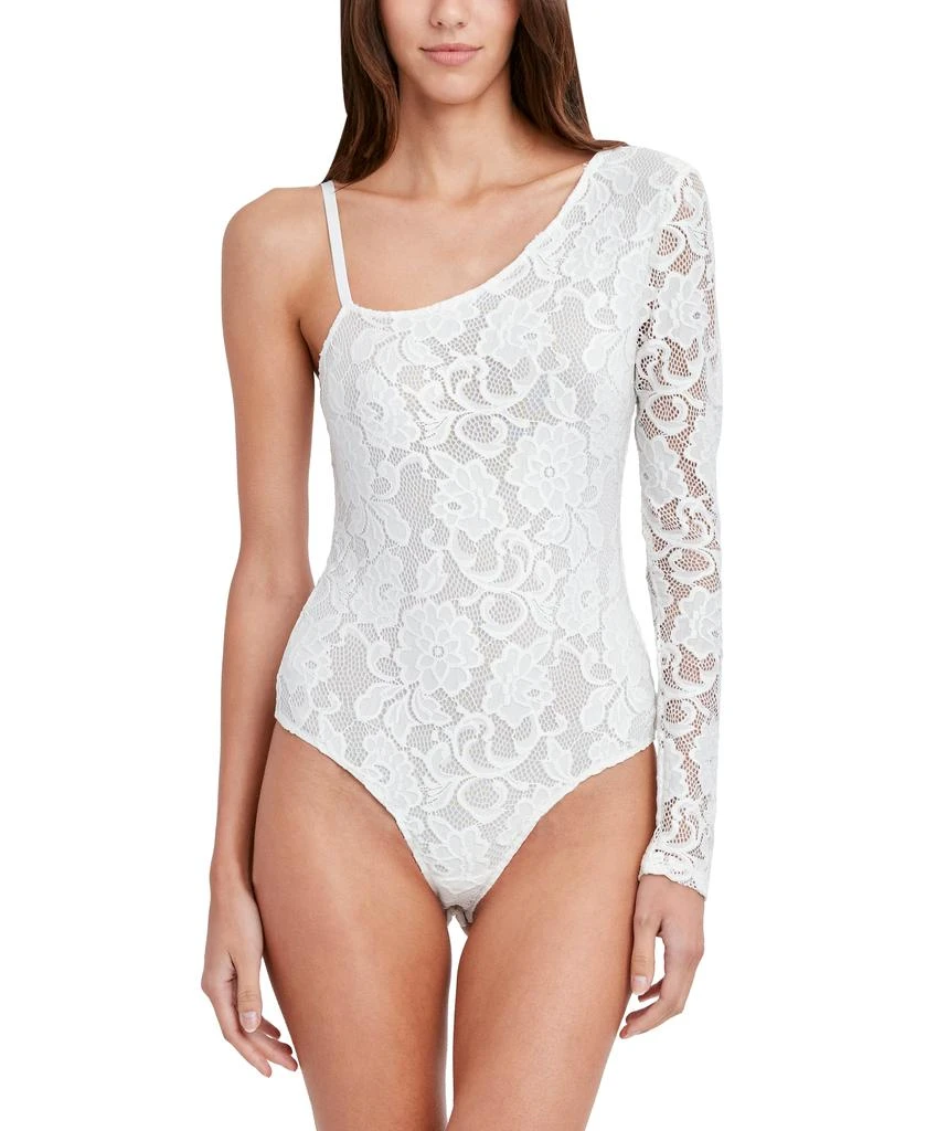 BCBG ONE SHOULDER LACE BODYSUIT 2