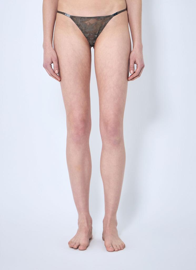 Diesel Camo Lace Thong