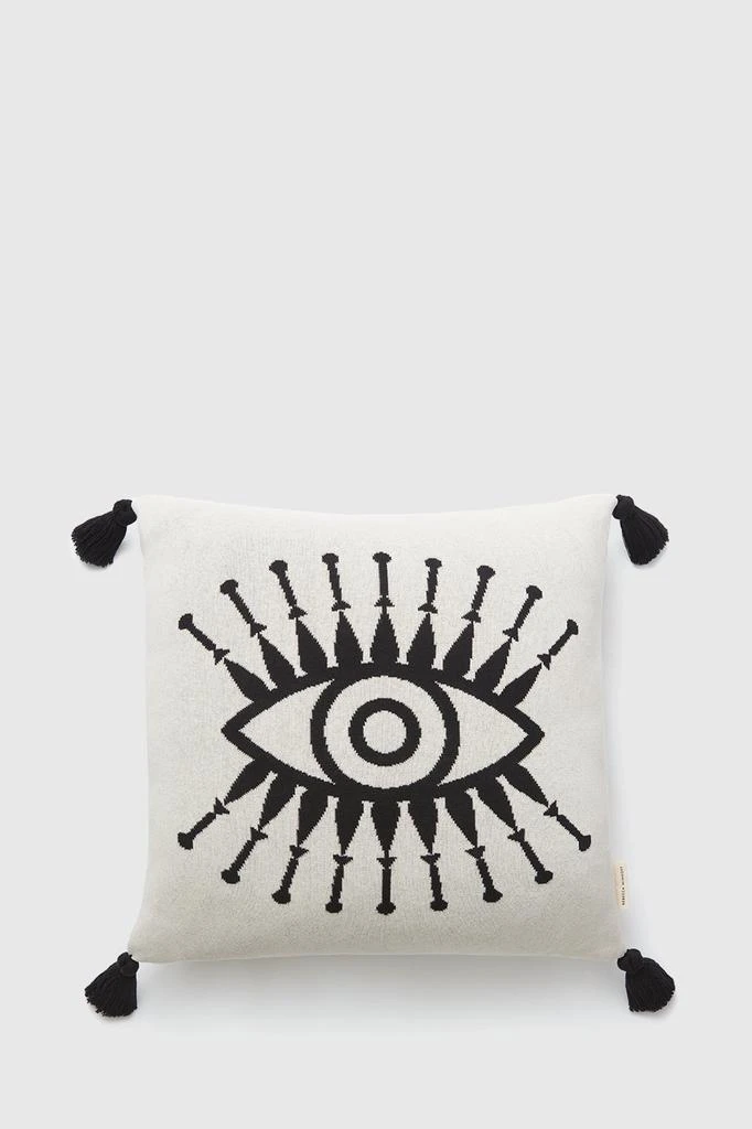 Rebecca Minkoff Evil Eye Motif Decorative Pillow 1