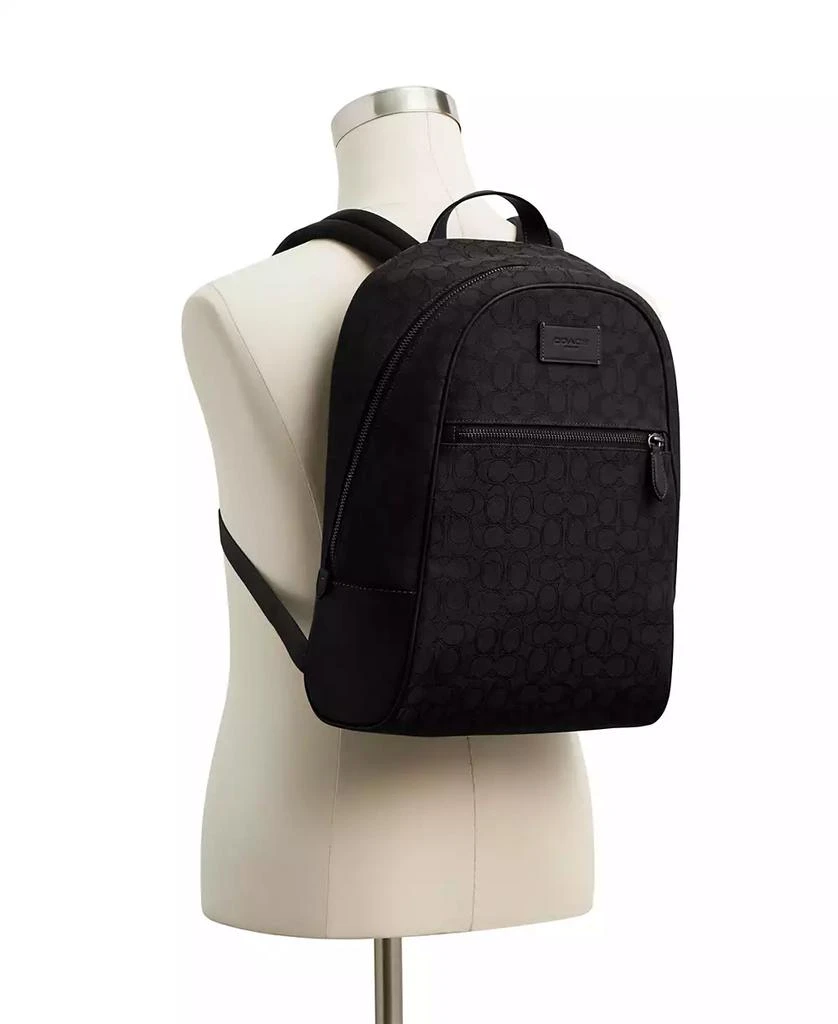 Coach Men's Signature Jacquard Backpack 6