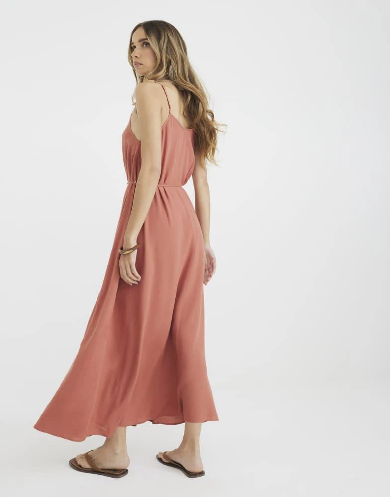River Island River Island Sleeveless maxi dress in orange - dark 4