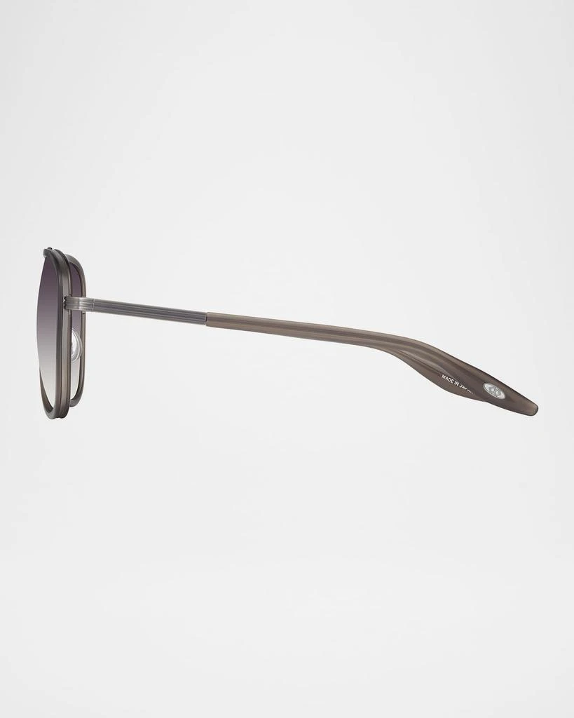 Barton Perreira Men's Cani Acetate and Titanium Aviator Sunglasses 2