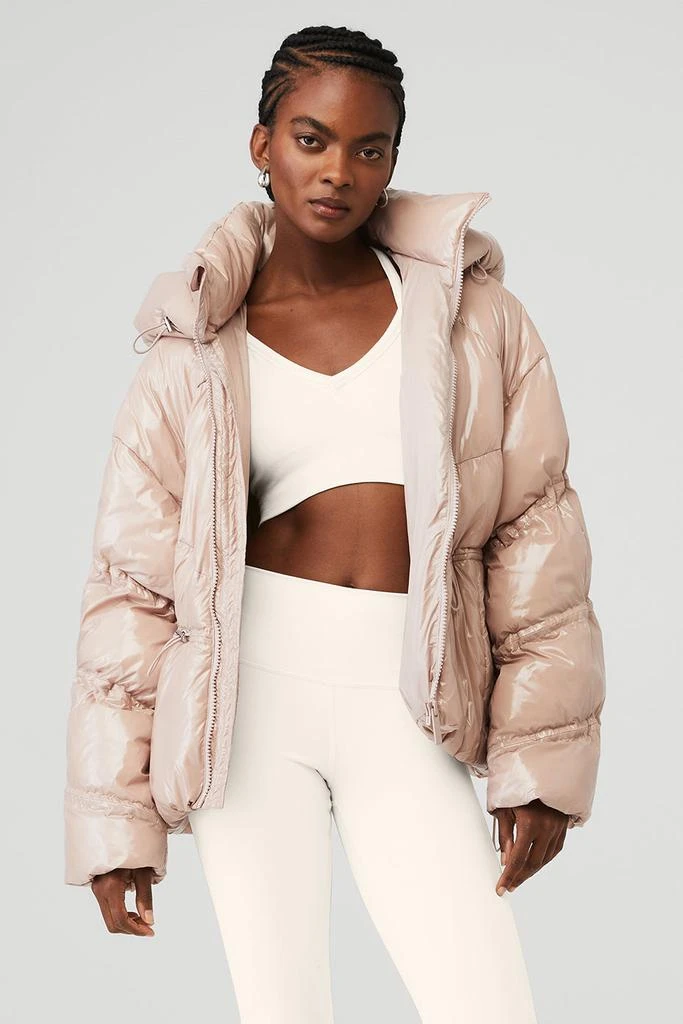 Alo Stunner Puffer Jacket - Dusty Pink 1