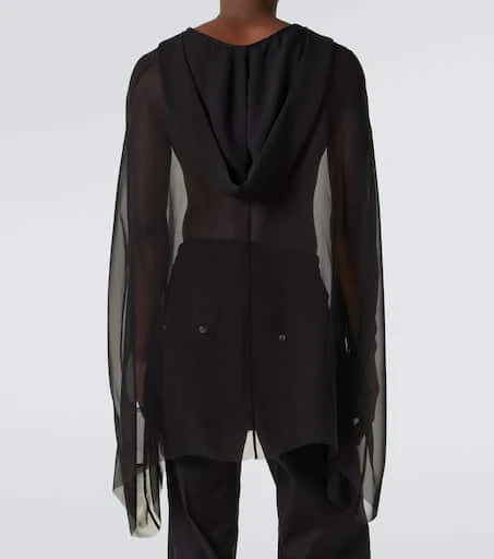 Rick Owens Silk hoodie 4