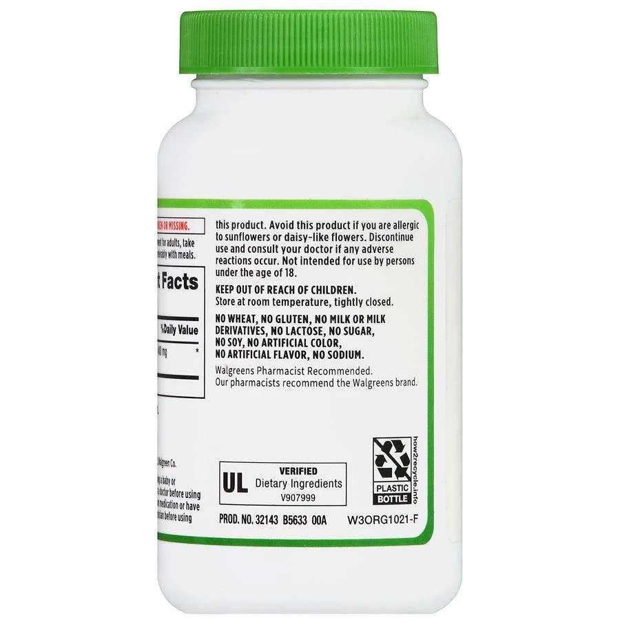 Walgreens Echinacea 400 mg Capsules 4
