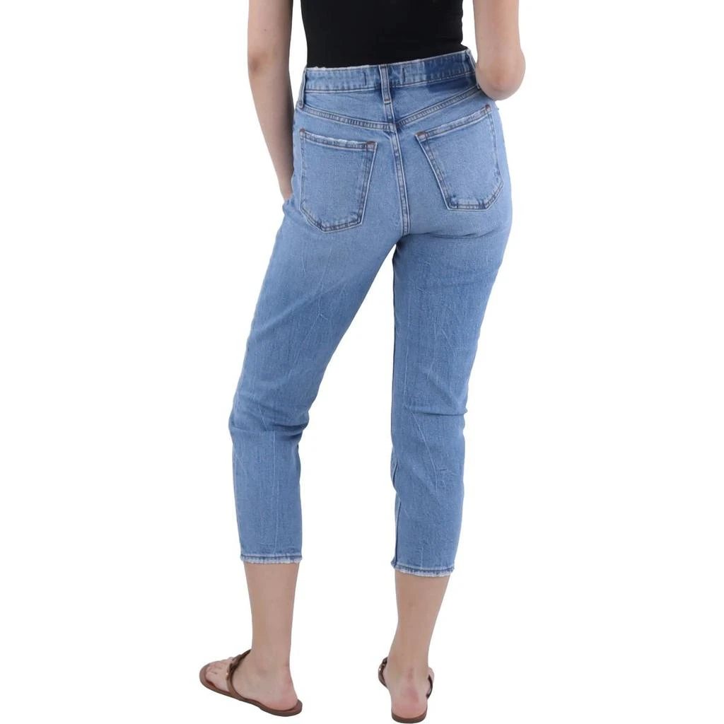 Abercrombie & Fitch Womens High Rise Light Wash Mom Jeans 2