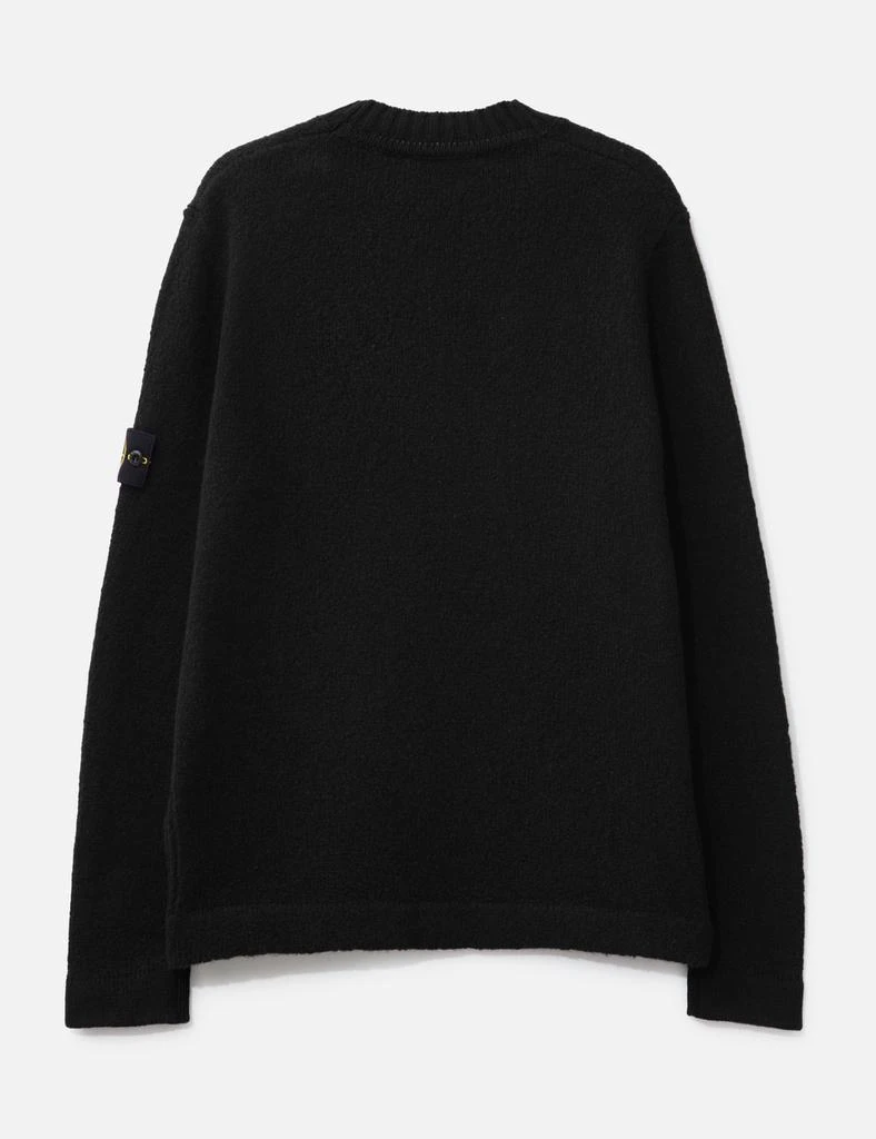 Stone Island Fancy Yarn Crewneck Jumper With Brushed Texture 2