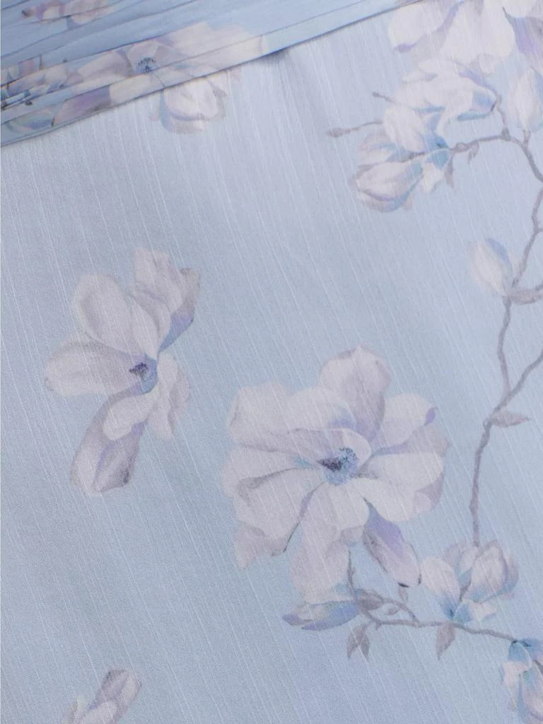 Sachin & Babi Kayla Floral Tie-Neck Gown 7