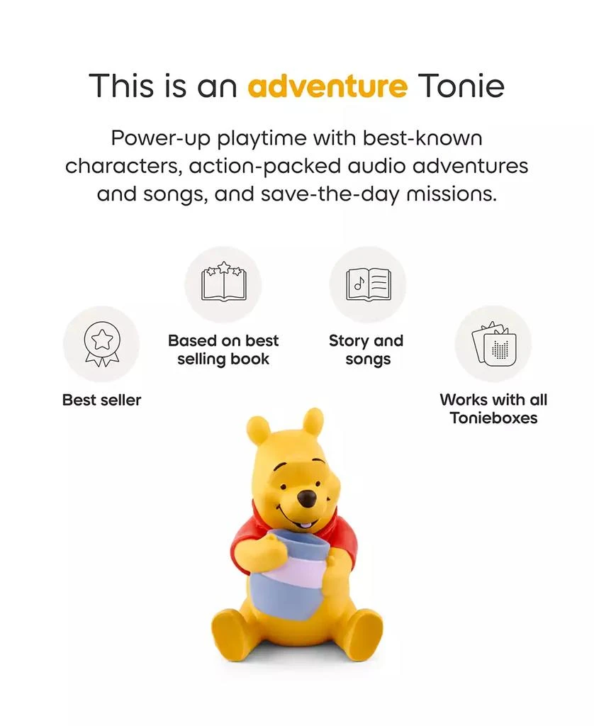 Tonies Toniebox 2 Play Set Winnie the Pooh- Sunset Red 10