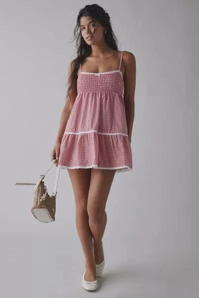 Frankies Bikinis Frankies Bikinis Baby Gauze Babydoll Mini Dress 1