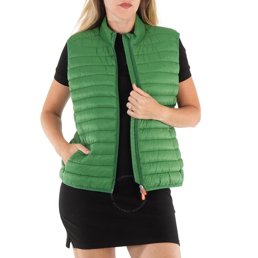 Save The Duck Rainforest Green Anita Puffer Vest