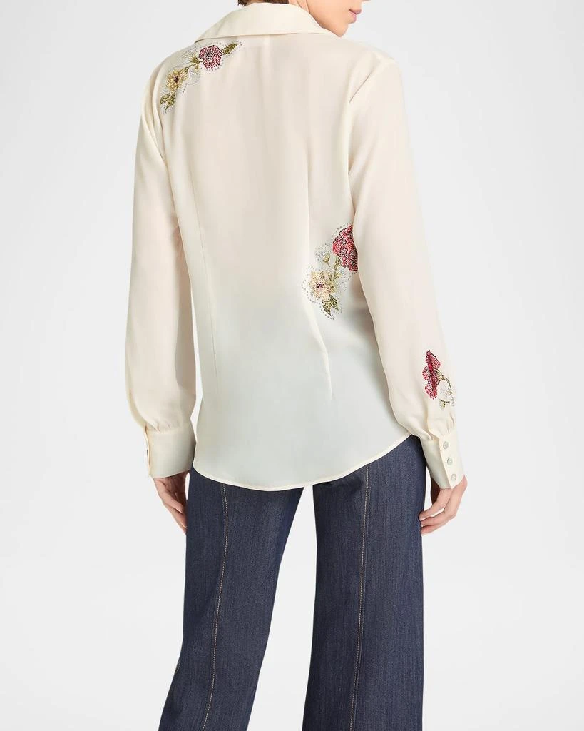 Cinq a Sept Blanche Long-Sleeve Western Amour Top 2